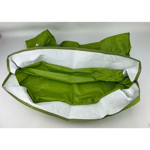 Vintage Sears Green Blanket Storage Zipper Bag - Picture 11 of 14